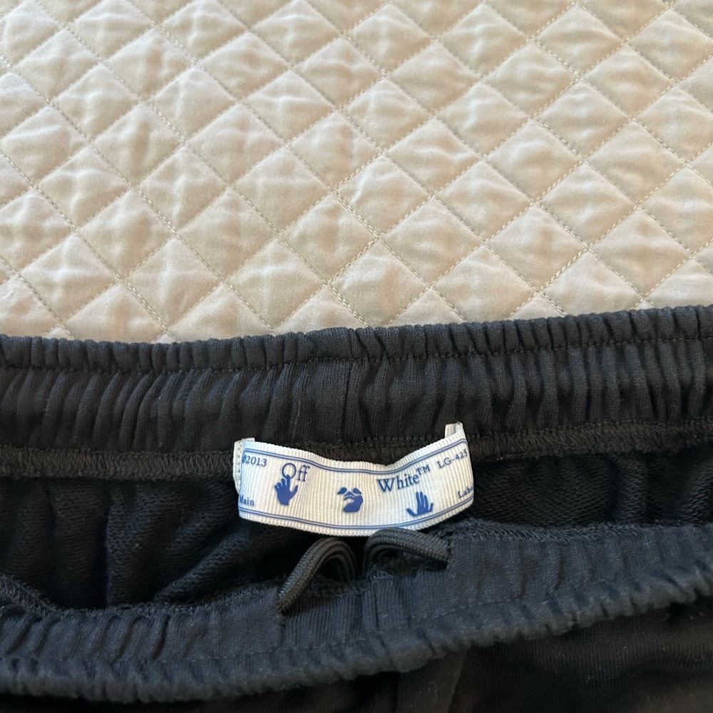 Off-White Black Sweatpants With Multicolored Icon… - image 7
